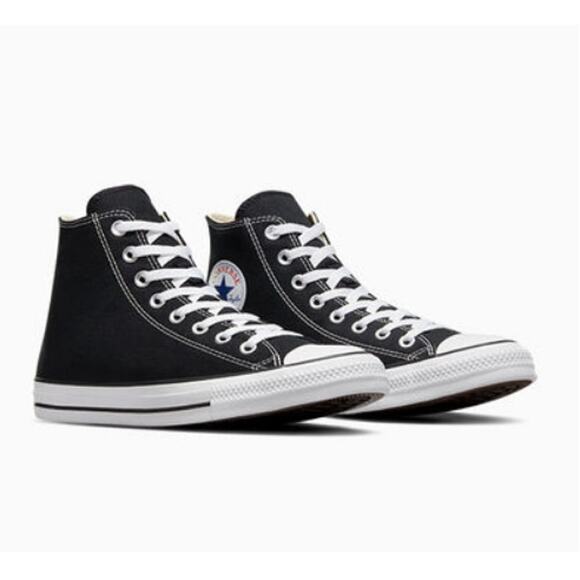 Converse Unisex Black Chuck Taylor All Star Canvas High Top Shoe Size W14 M12 - Picture 10 of 11